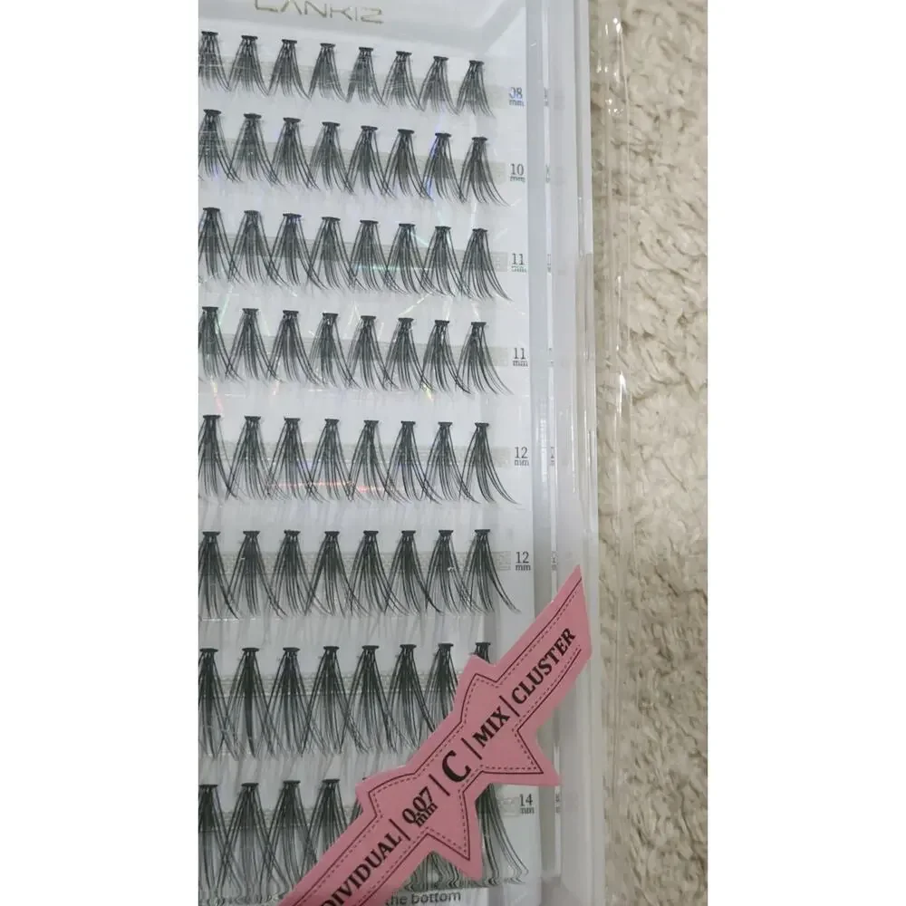 LANKIZIndividual 07 mm C Mix Cluster Lashes 80